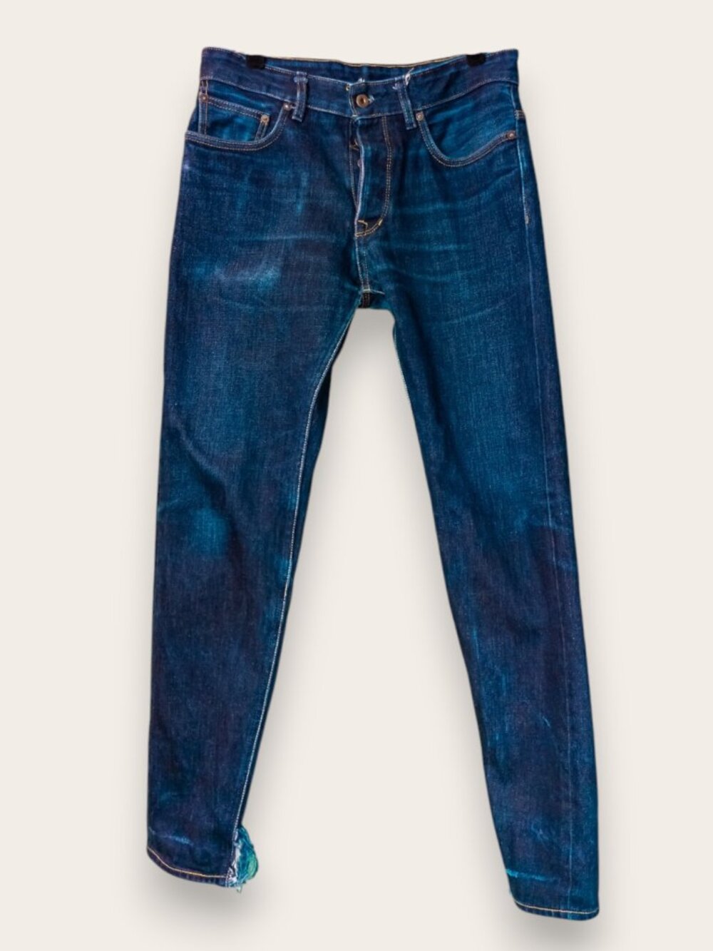Railcar Fine Goods Jeans 32W 31L Dark Indigo Made USA